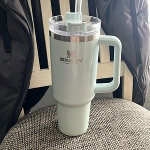 Shimmery Mint Stanley 40oz Tumbler